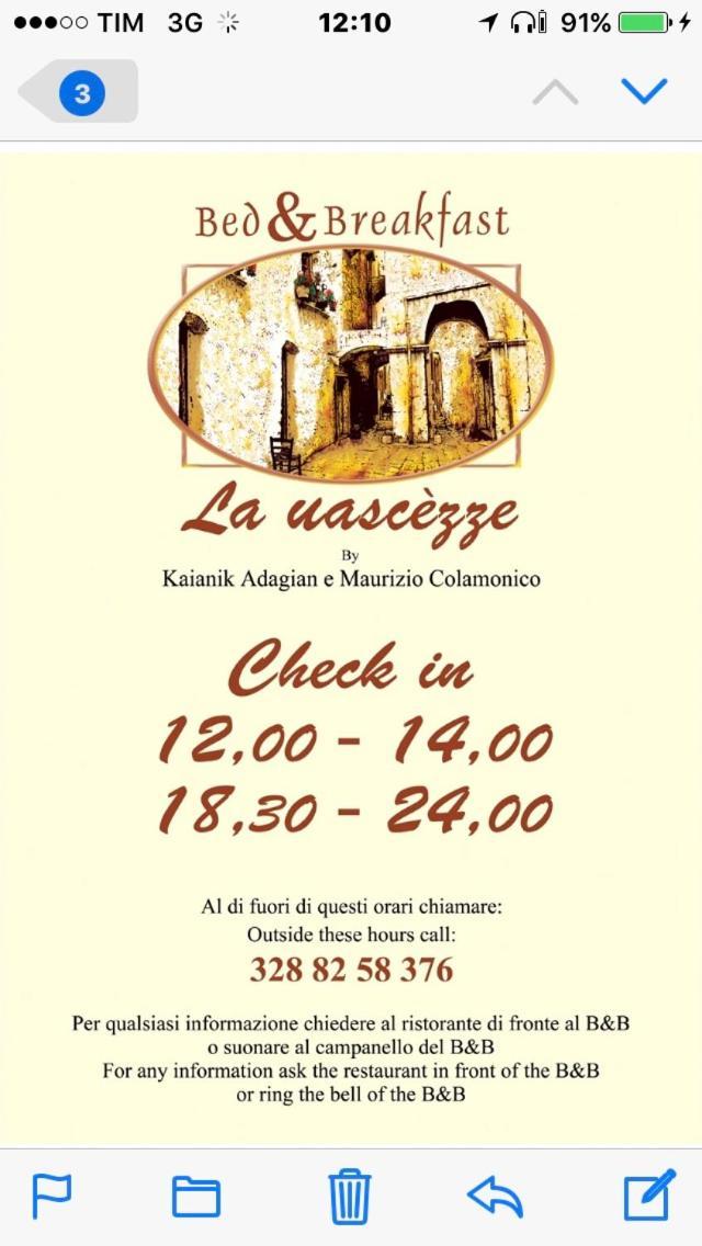 B&B La Uascezze Bari Bagian luar foto